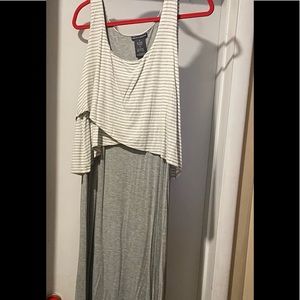 Chelsia and Theodore Maxi dress